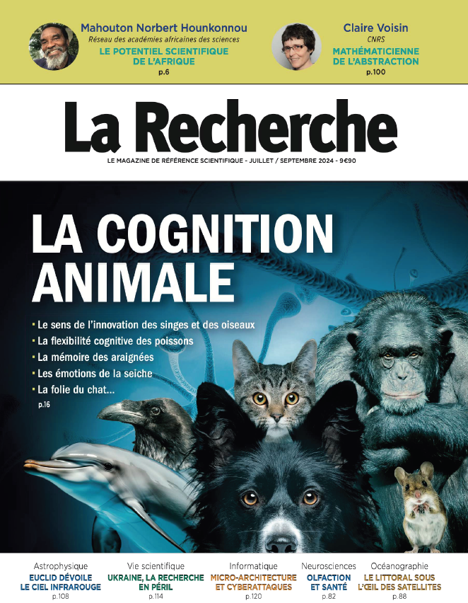 Le dernier numéro de La Recherche est consacré à la Cognition Animale !